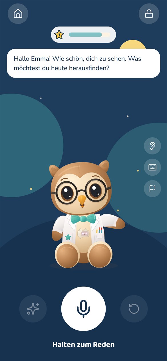 Gespräch mit Prof. Schnabelstein in der App