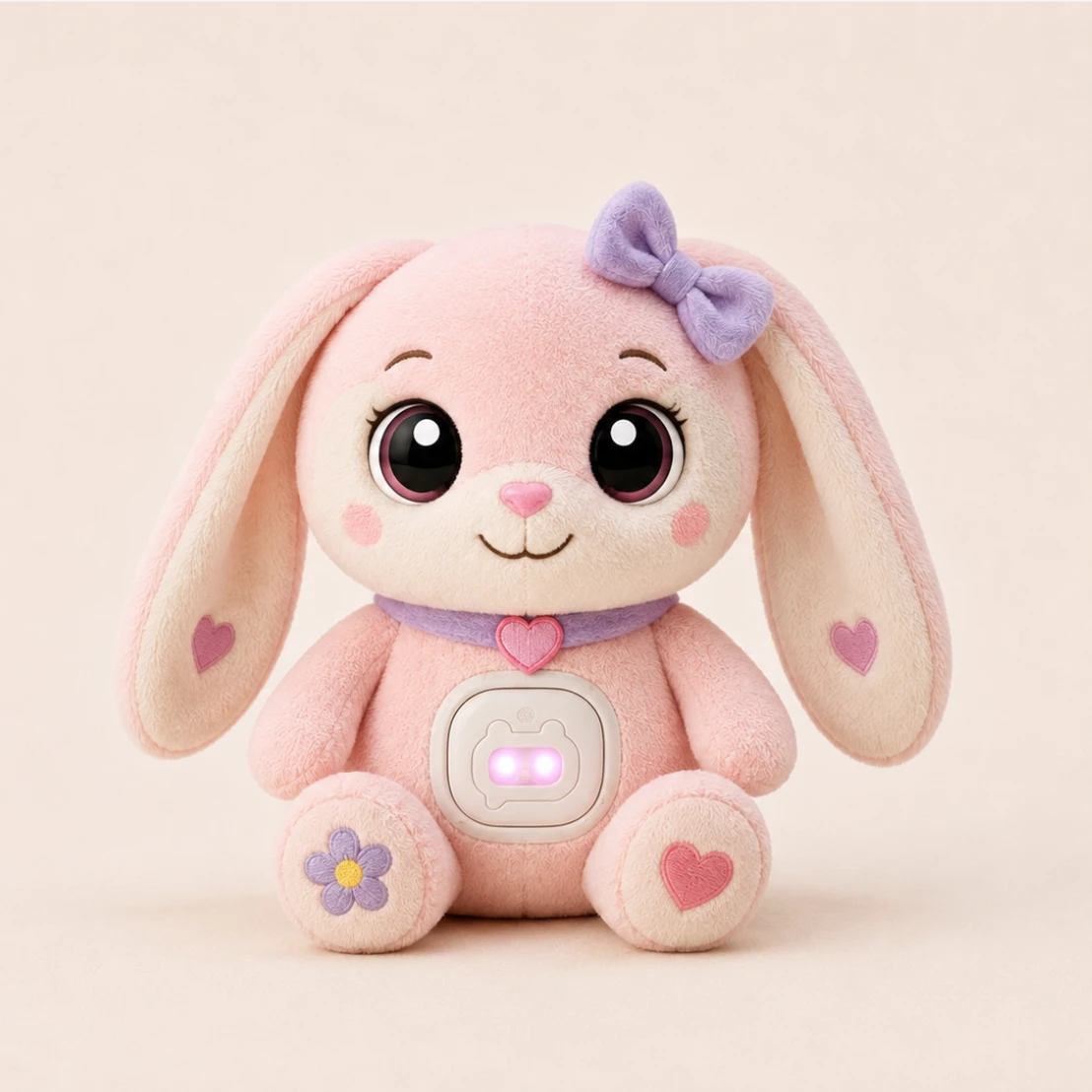 Konzeptdarstellung des KI-Kuscheltiers Blinky